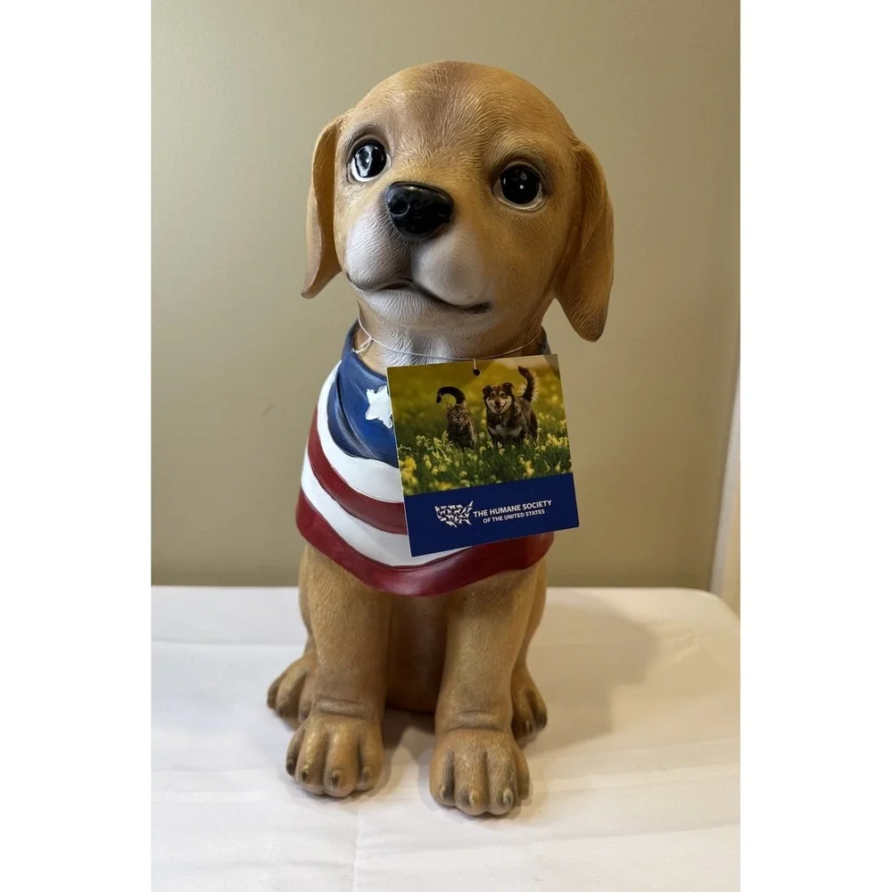 Humane Society LARGE Patriotic Dog Labrador Retriever 4th July Flag Bandana